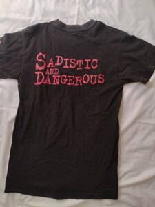 清春 SADISTIC AND DANGEROUS S.A.D 古着 Tシャツ SADS サッズ 黒夢 MaD MOONAGE DEVILMENT