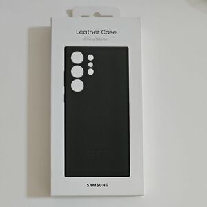 Galaxy S23 Ultra Leather Case｜ブラック｜スマホケース｜純正 国内正規品｜EF-VS918LBEGJP