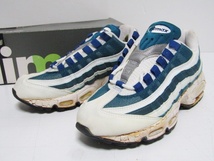 95年製 ナイキ エアマックス 95 オリジナル エメラルドボーダー 広末涼子 加水分解 NIKE WMNS AIR MAX 95 DARK SPRUCE 105052-311 US9 26cm_画像1