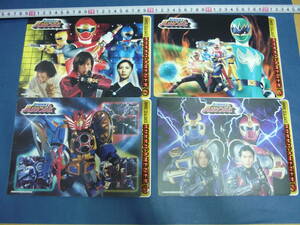  Ninpu Sentai Hurricanger jumbo seal das4 sheets 