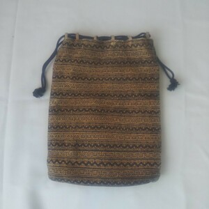  deer leather made cloth bag . cut sack pouch archery . inserting case 