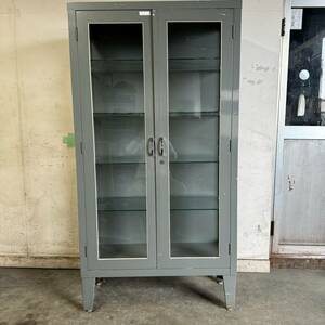 * Gifu departure pickup limitation ^ glass showcase / glass board 4 sheets / external dimensions W=900mm D=360mm T=1720mm / key less / present condition goods R6.5/1*