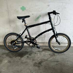 (S)□岐阜発　△DAHON/ダホン/DASH P8/折りたたみ自転車/20インチ/8段変速/走行確認/防犯有り/現状品　R6.5/8□