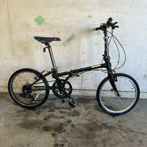 (S)* Gifu departure ^ DAHON Boardwalk D7 /da ho n/ foldable bicycle / 20 -inch / 7 step shifting gears / mileage verification / crime prevention equipped / present condition goods R6.5/15*
