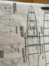 原寸設計図ミニモア　グライダー_画像4