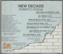 中古CD■SALSA■ROBERTO ROENA／New Decade／1990年■Willie Rosario, El Gran Combo, Bobby Valentin, Sonora Poncena, Cano Estremera_画像2