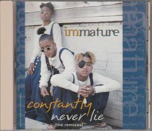 中古CD■R&B/SOUL■CDS／IMMATURE／Constantly + Never Lie／1994年■イマチュア, IMX, Marques Houston