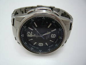 * Casio CASIO наручные часы OCW-100TDS 372 один владелец siansOCEANUS wave Scepter wave ceptor титан TITANIUM *