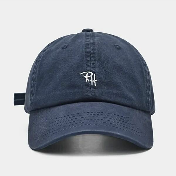 RH ロゴ　 キャップ 帽子 RHロゴ 刺繍　ユニセックス　日焼け対策　日焼け予防　男女兼用　レディース　メンズ　ベースボールキャップ