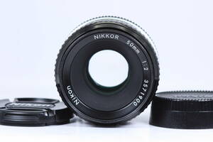 NIKON Ai NIKKOR 50mm F2 カビ、曇りなし#153