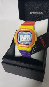 CASIO G-SHOCK ジーショック DW-5610DN-9JF サイケデリック マルチカラーズ 未使用箱内保管品 取説 元箱有 タグ付 希少生産終了品 ￥1スタ