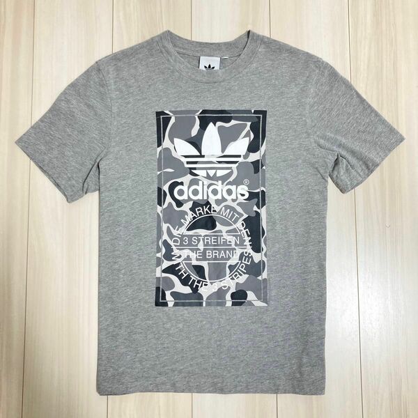 アディダスadidas ボックスロゴTシャツ メンズ M