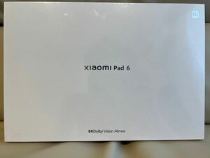 【新品未開封】Xiaomi Pad 6 タブレット 6GB + 128GB シュリンク付き