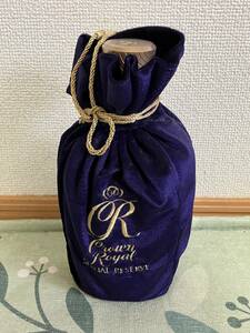 1円 希少 レア Crown Royal クラウンロイヤル カナディアン ウイスキー 古酒 コレクション レトロ ヴィンテージ 750ml 40% 現状品 保管品 2