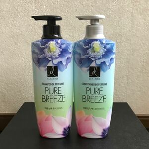 〈ELASTINE〉韓国コスメ　　　　　　　　エラスティン　ピュアブリーズ　シャンプー&コンディショナー　600ml