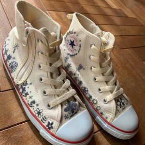 コンバースオールスター　ハイカット　手書きペイント　スニーカー チャックテイラー CONVERSE 