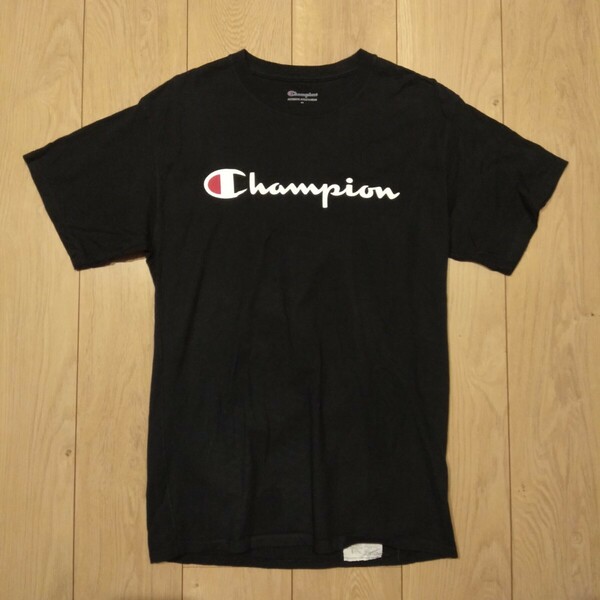 USA古着卸 Mサイズ Champion チャンピオン 文字 ロゴ プリント Tシャツ 