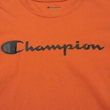 ☆USA古着卸 Mサイズ Champion チャンピオン 文字ロゴ プリント Tシャツ _画像3