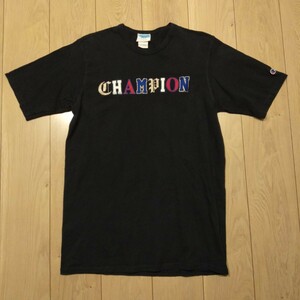 USA古着卸 Lサイズ Champion チャンピオン 文字ロゴ プリント Tシャツ 