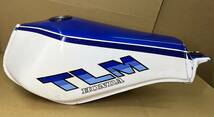 ●特選中古1点限●HONDA 純正★TLM200R ノーマル/フューエル/燃料/ガソリン/タンク/ホワイト/ブルー(おまけ)ガソリンコック TLM220R 14B426_画像4