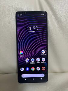 極美品　Xperia 1 Ⅲ SOG03 フロストパープル　SIMフリー