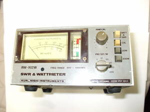 SWR&WATTMETER RW-902W 中古動作未確認