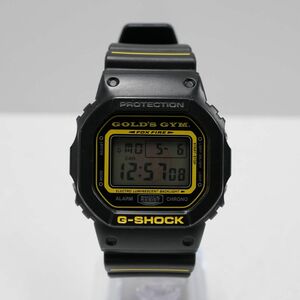 GOLD’S GYM × G-SHOCK DW-5600VT 腕時計 USED超美品 ゴールドジム20周年記念 限定モデル 完動品 【電池交換済】 中古 X5416