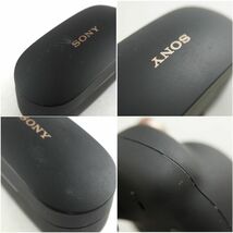 SONY WF-1000XM4 完全ワイヤレスイヤホン USED美品 ノイズキャンセリング 外音取り込 ハイレゾ マイク ブラック ソニー 完動品 V9260_画像6