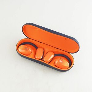 Oladance OWS1 オープンイヤー ワイヤレスイヤホン USED美品 耳をふさがない 開放型 フック型 IPX4 防滴 マイク オレンジ 完動品 V0496