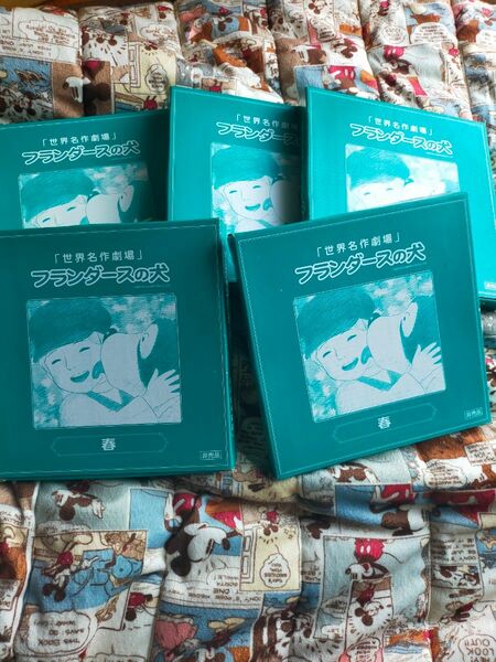 世界名作劇場　フランダースの犬　 お皿 飾皿 絵皿５枚