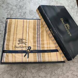 最終値下げ　美品　バーバリー 　毛布　タオルケット 西川産業 BURBERRY
