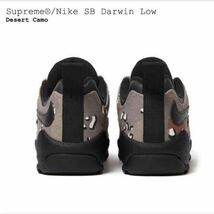 Supreme Nike SB Darwin Low シュプリーム ナイキ エスビー ダーウィン ロー Desert Camo デザート カモ 27.5㎝ 国内正規品 新品未使用 ②_画像4