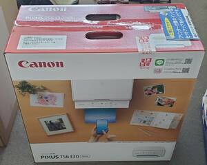 14924[ unused * unopened ] Canon ink-jet multifunction machine pik suspension TS6330 white voucher direct pasting . shipping 