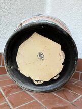 [HG106] 陶器製 火鉢 テーブル 庭 ガーデニング レトロ_画像9