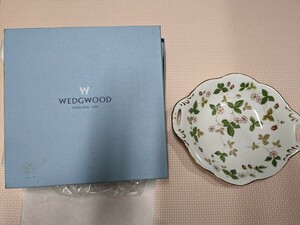 ウェッジウッド WEDGWOOD ワイルドストロベリー プレート トレー　トレーウィンザー