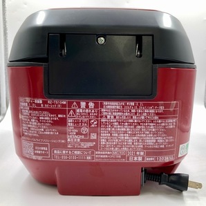 C970 HITACHI 日立 ふっくら御膳 圧力IHジャー炊飯器 RZ-TS104M ルビーレッド 通電確認済みの画像5