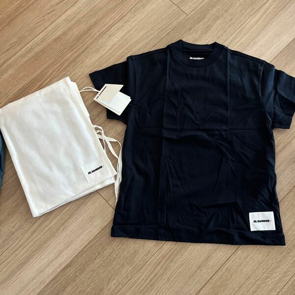 jil sander ロゴtシャツ レディース　ロゴラベル