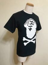 【新品】 A BATHING APE ア ベイシング エイプ パイレーツ ビッグロゴ Tシャツ サイズS 半袖 黒 004TEF701016X_画像8