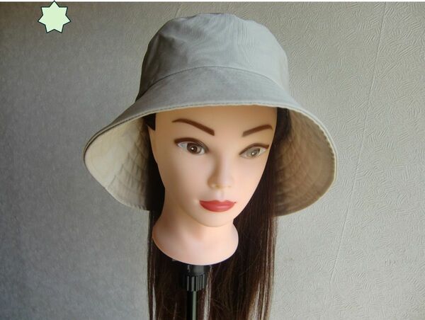 UVパーフェクトハット 紫外線カット 日よけ UV対策 つば広帽子 日本製(アイボリー／アジャスタなし)