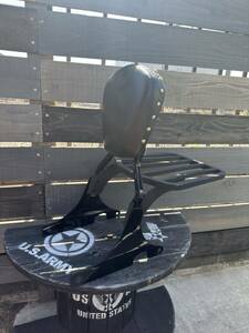  Harley evo flstste tea tabru back rest sissy bar 