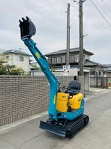 愛知県 よりクボタ U-008ミニユンボ 800kg 美品 2WAYマルチ油圧ショベル 下取り／全国発送 即決100万バッテリー／クローラー新品_画像5