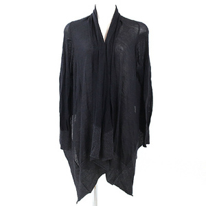  Untitled UNTITLED navy blue lame cardigan M