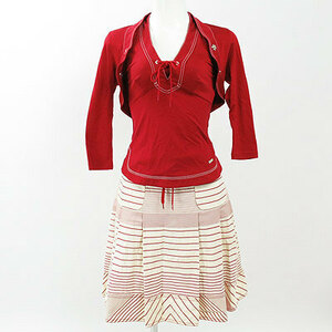  снижение цены paul (pole) kaPAULE KA красный болеро майка юбка комплект S