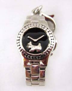  Agata agata silver charm clock 