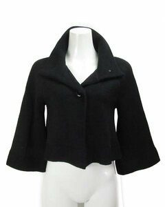  M pull mie black short knitted jacket 36