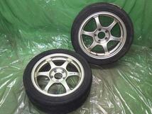 SSR 16インチ ヨコハマ アドバンネオバAD08R(2本)【中古】_画像1