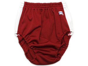 (L size ) jersey cloth * side line high leg bruma dark red 