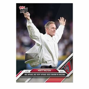 topps now MATT HILTON ハチ駆除業社