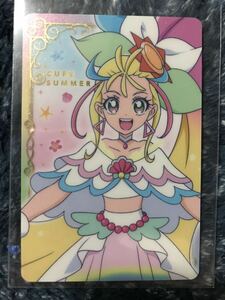 キラキラカードグミ ☆ 映画 トロピカル〜ジュ！プリキュア ☆ P01 キュアサマー 夏海まなつ ☆ 入札前に説明文 一読お願いします