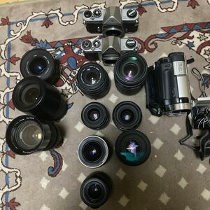 カメラ、ビデオカメラ、レンズ　ジャンク品